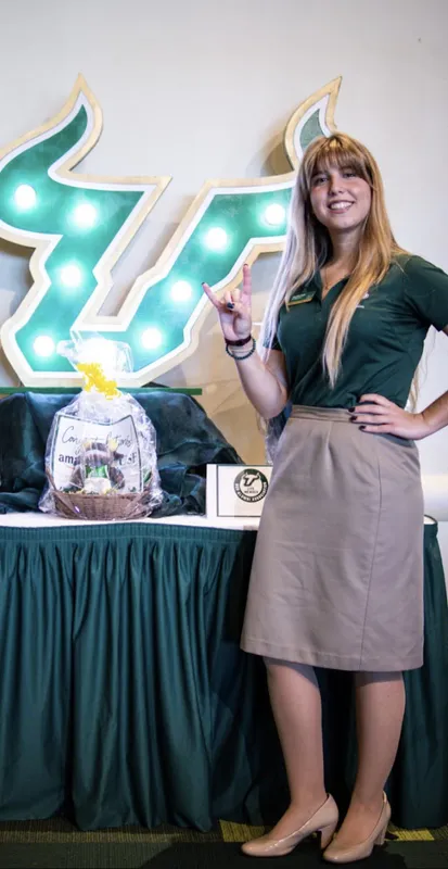 Dani at an Ambassador's event