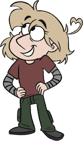 Illustration of Dani looking up and to the left