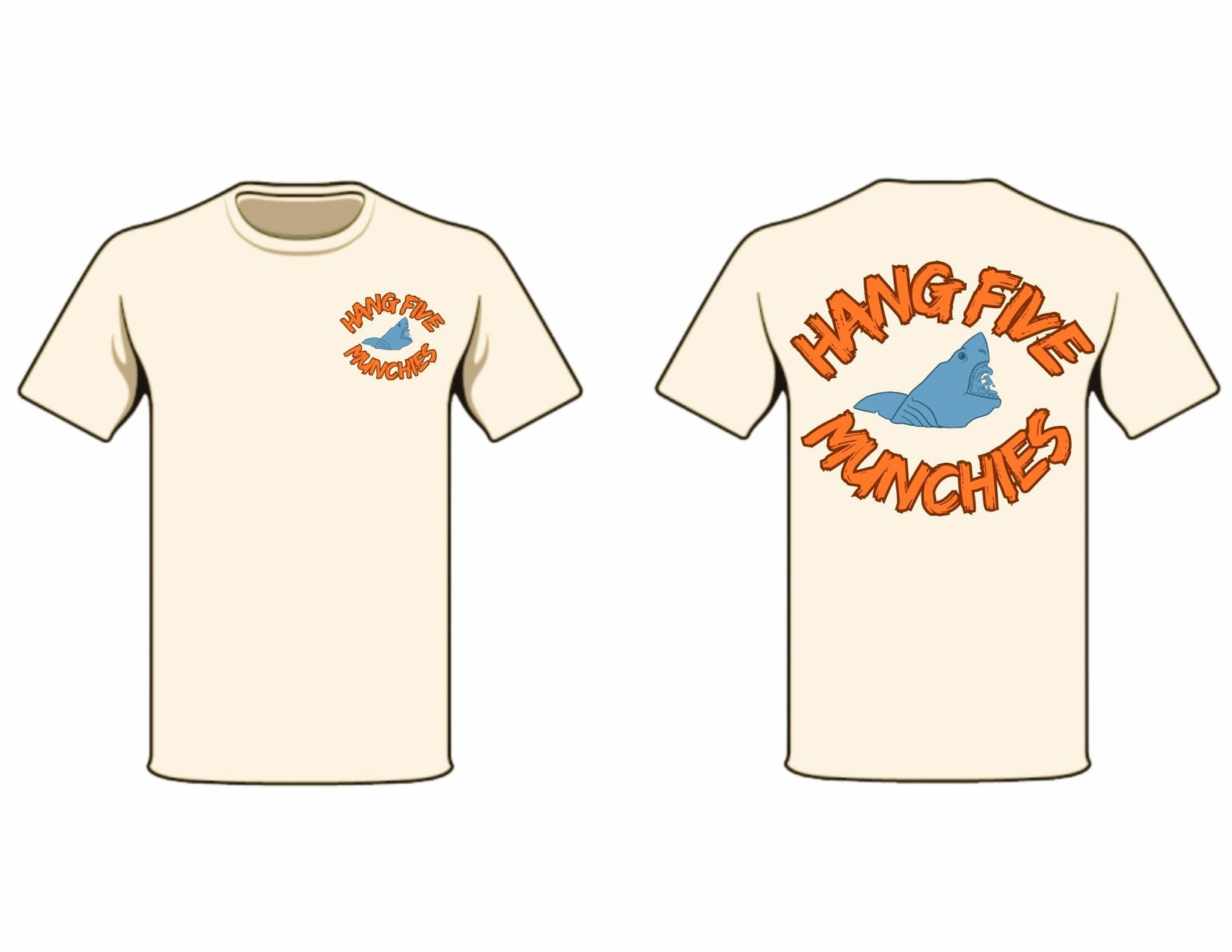 Tan Hang Five Munchies truck cast uniform shirt
